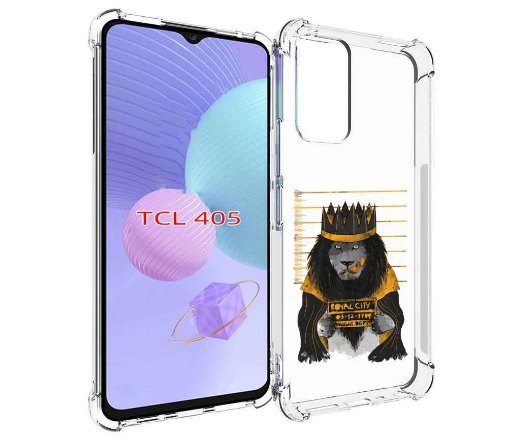 

Чехол MyPads лев в законе для TCL 405, Tocco