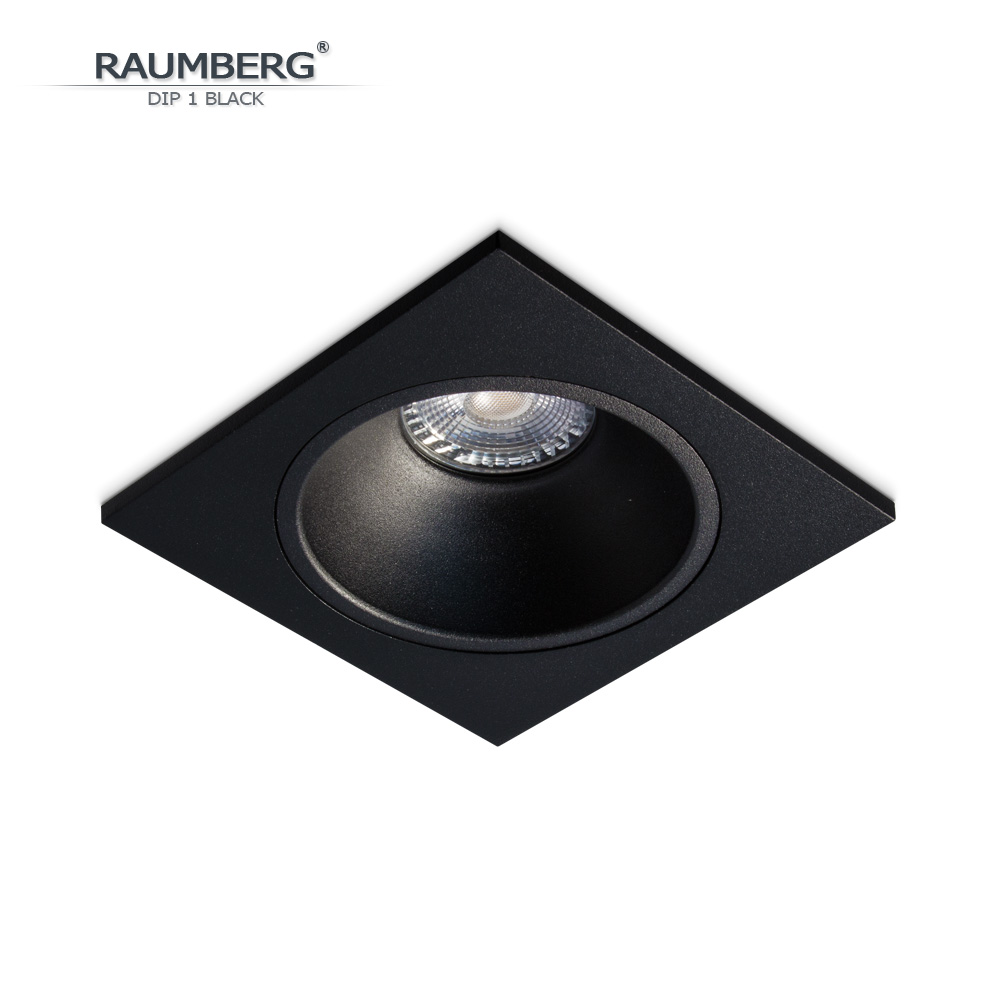 

Встраиваемый светильник RAUMBERG DIP 1 bk черный, DIP1Bk
