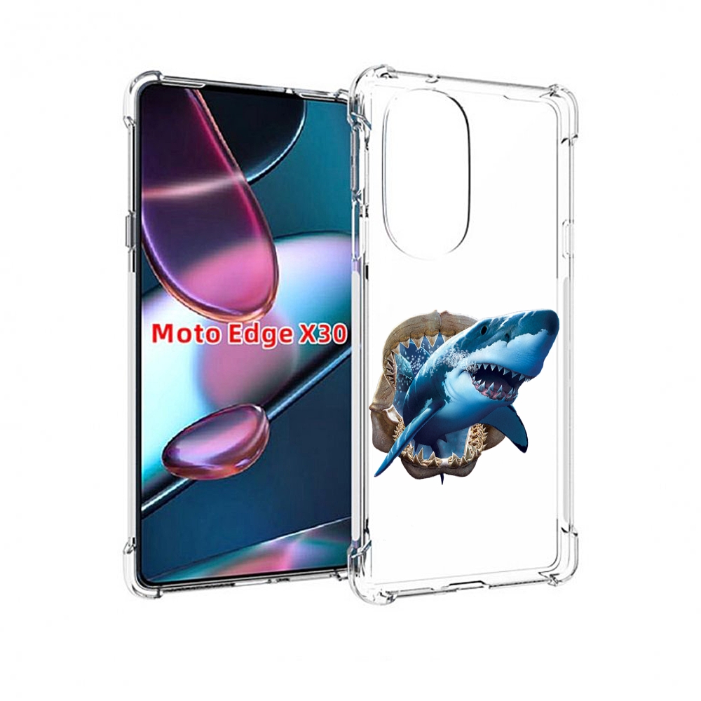 

Чехол MyPads челюсти для Motorola Moto Edge X30, Прозрачный, Tocco