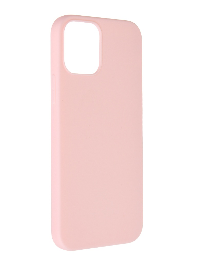 фото Чехол alwio для apple iphone 12/12 pro soft touch light pink asti12pk