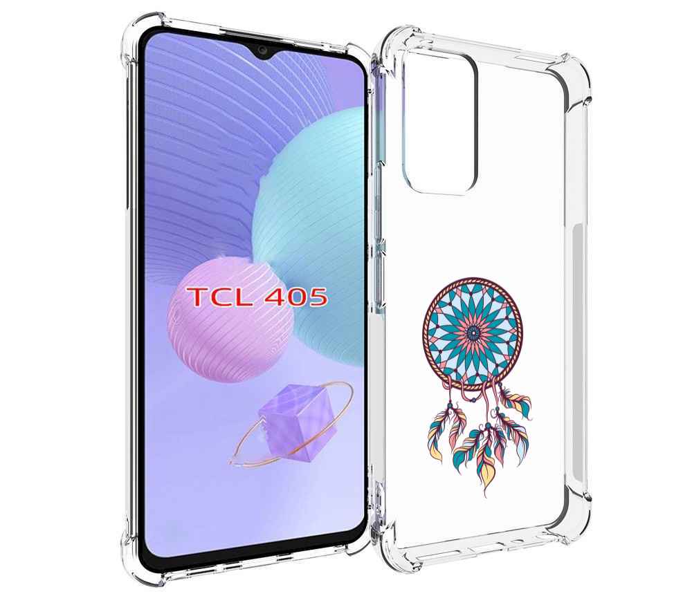 

Чехол MyPads ловец снов синий для TCL 405, Tocco