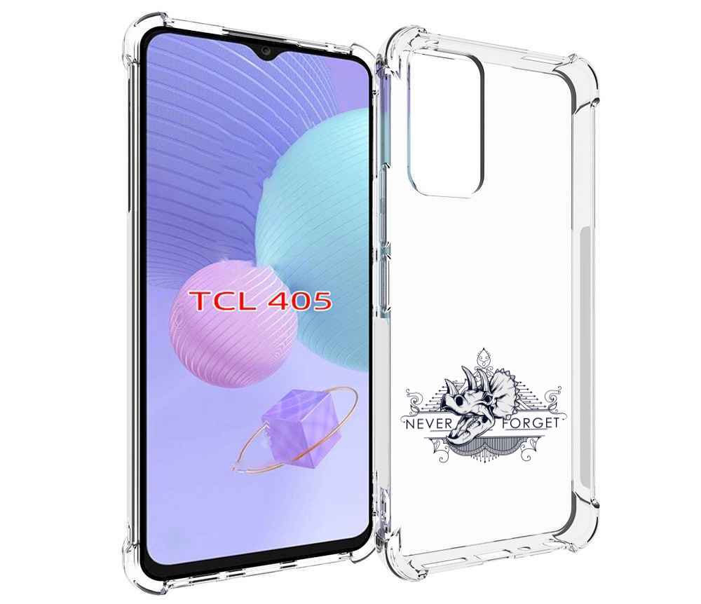 

Чехол MyPads логотип носорога никогда не забуду для TCL 405, Tocco