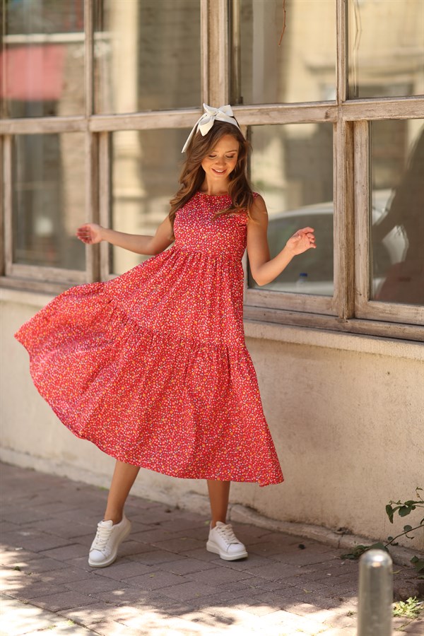

Сарафан женский Kucugum Butik 240 красный 34 EU, 240
