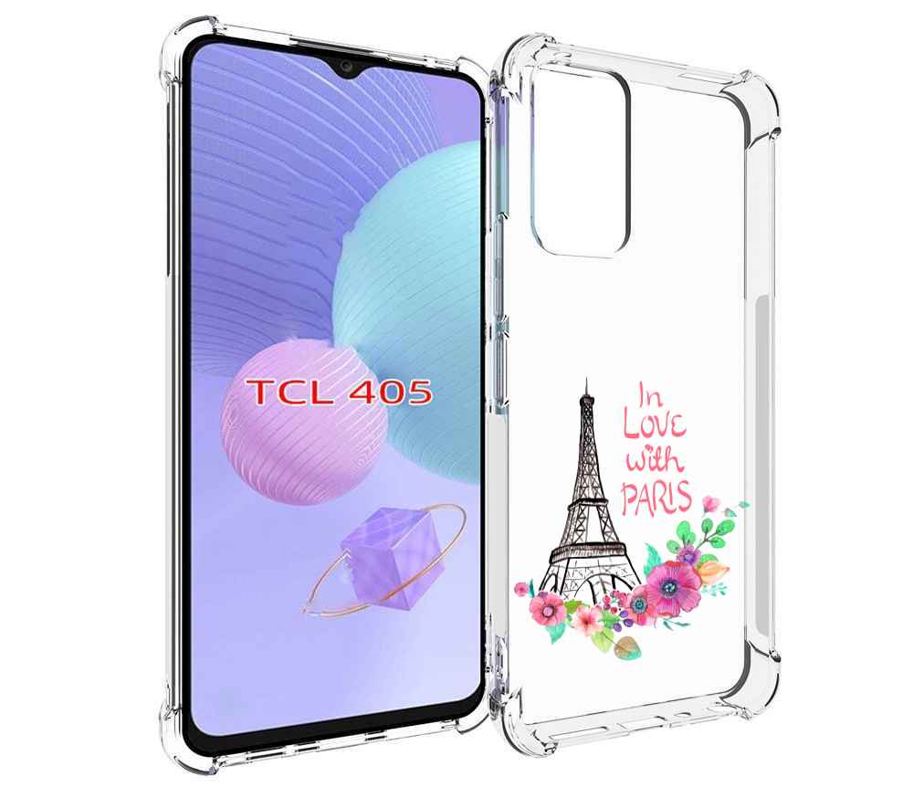 

Чехол MyPads любимый париж для TCL 405, Tocco