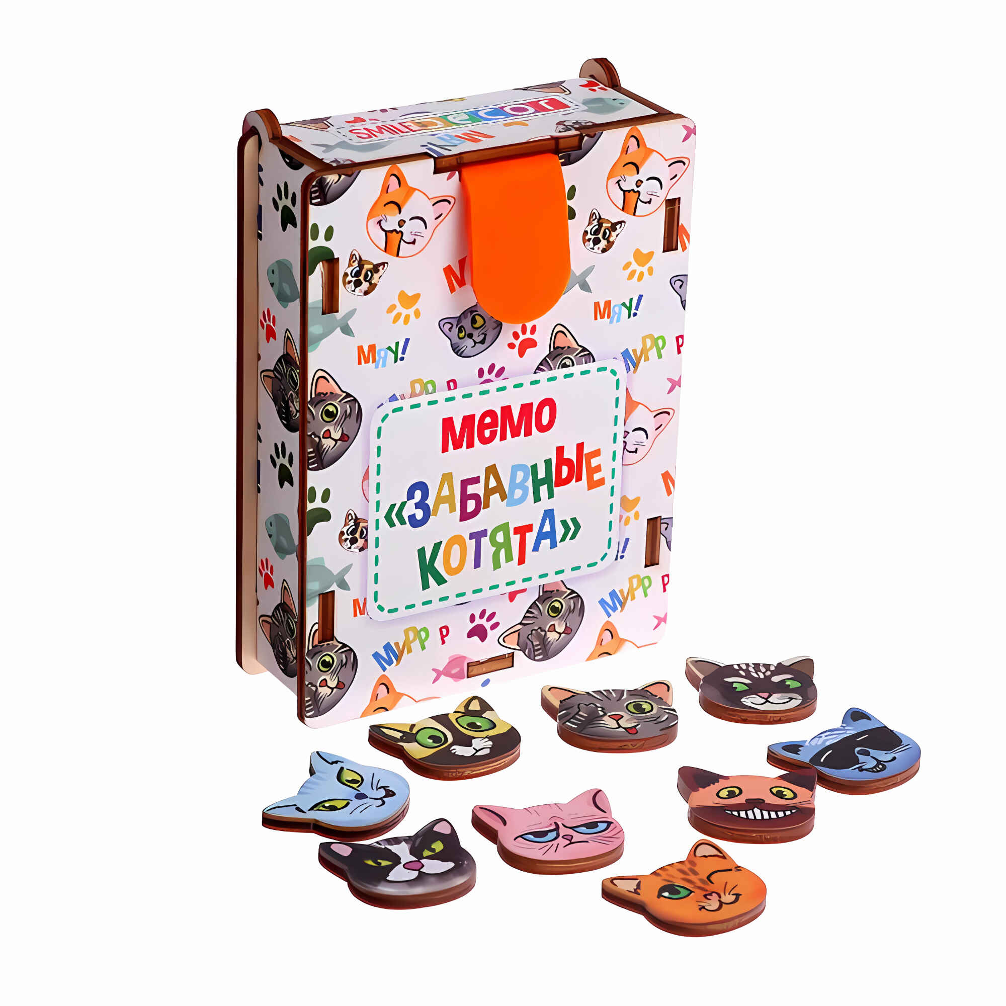 

Игра Smile decor Мемо Забавные котята, 7353976