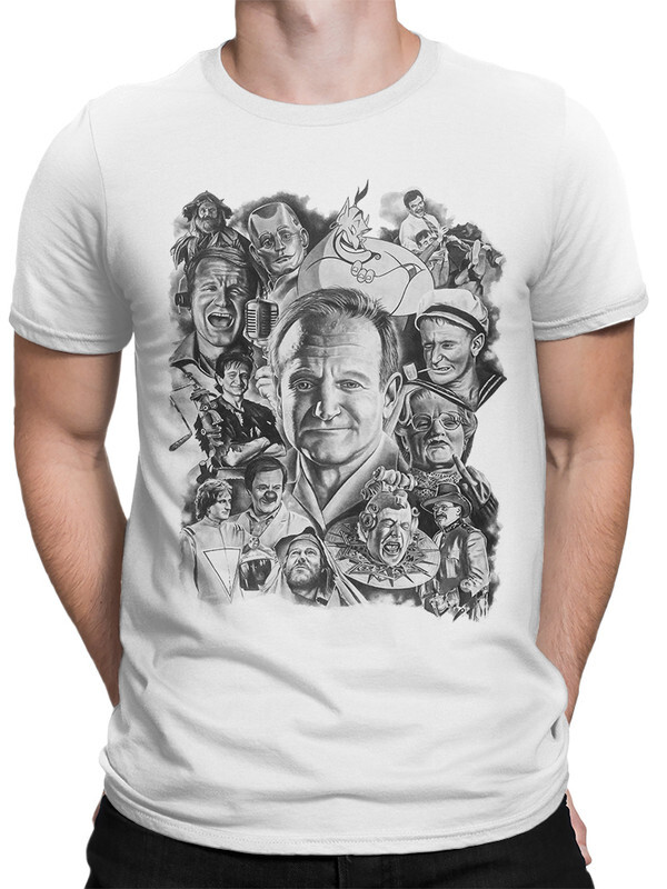 

Футболка мужская DreamShirts Studio Робин Уильямс 320-robin-2 белая XS, Белый, Робин Уильямс 320-robin-2