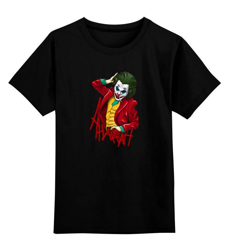 

Футболка детская Printio Joker art цв. черный р. 164, Joker art