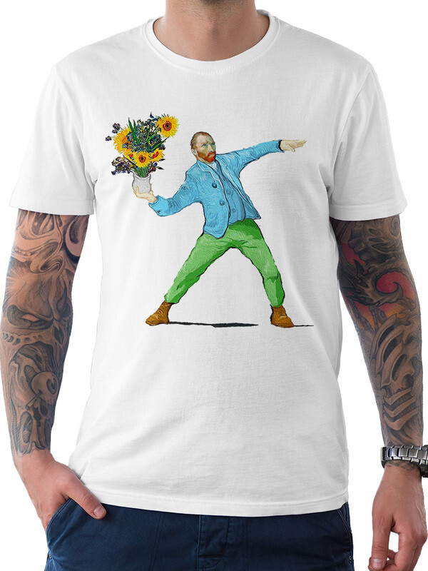 

Футболка мужская DreamShirts Studio Бэнкси Ван Гог 322-banksygogh-2 белая 2XL, Белый, Бэнкси Ван Гог 322-banksygogh-2