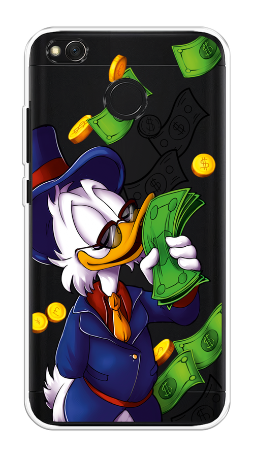 

Чехол на Xiaomi Redmi 4X "Scrooge McDuck with Money", Синий;зеленый;белый, 31450-6