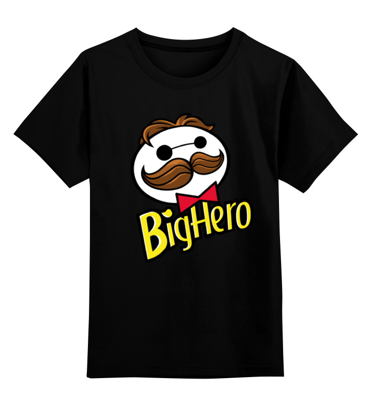 

Футболка детская Printio Город героев х принглс цв. черный р. 140, Город героев х принглс