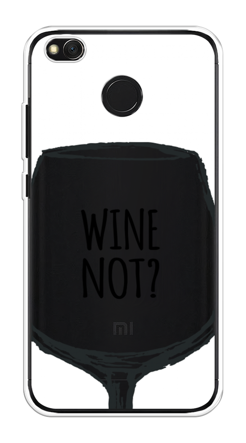 

Чехол на Xiaomi Redmi 4X "Wine not white", Белый, 31450-6