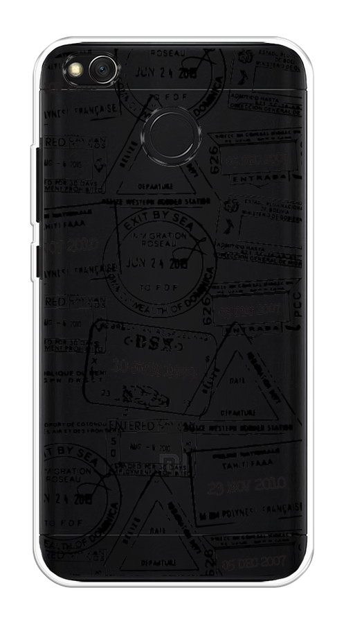 

Чехол на Xiaomi Redmi 4X "Visa stamps 2", Белый;черный;серый, 31450-2