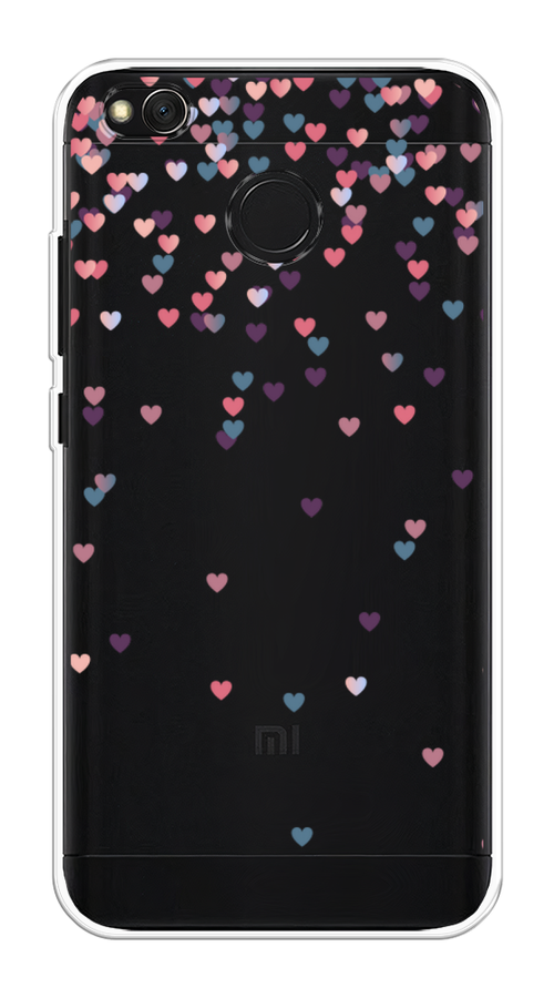 

Чехол на Xiaomi Redmi 4X "Посыпка сердечки", Розовый;фиолетовый, 31450-3