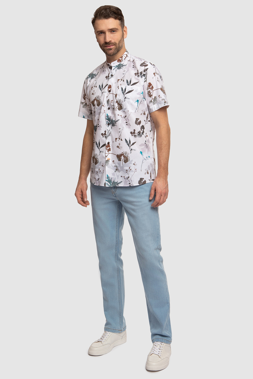 

Рубашка мужская Kanzler 4S-428CS-1103-02 белая 42, Разноцветный, 4S-428CS-1103-02