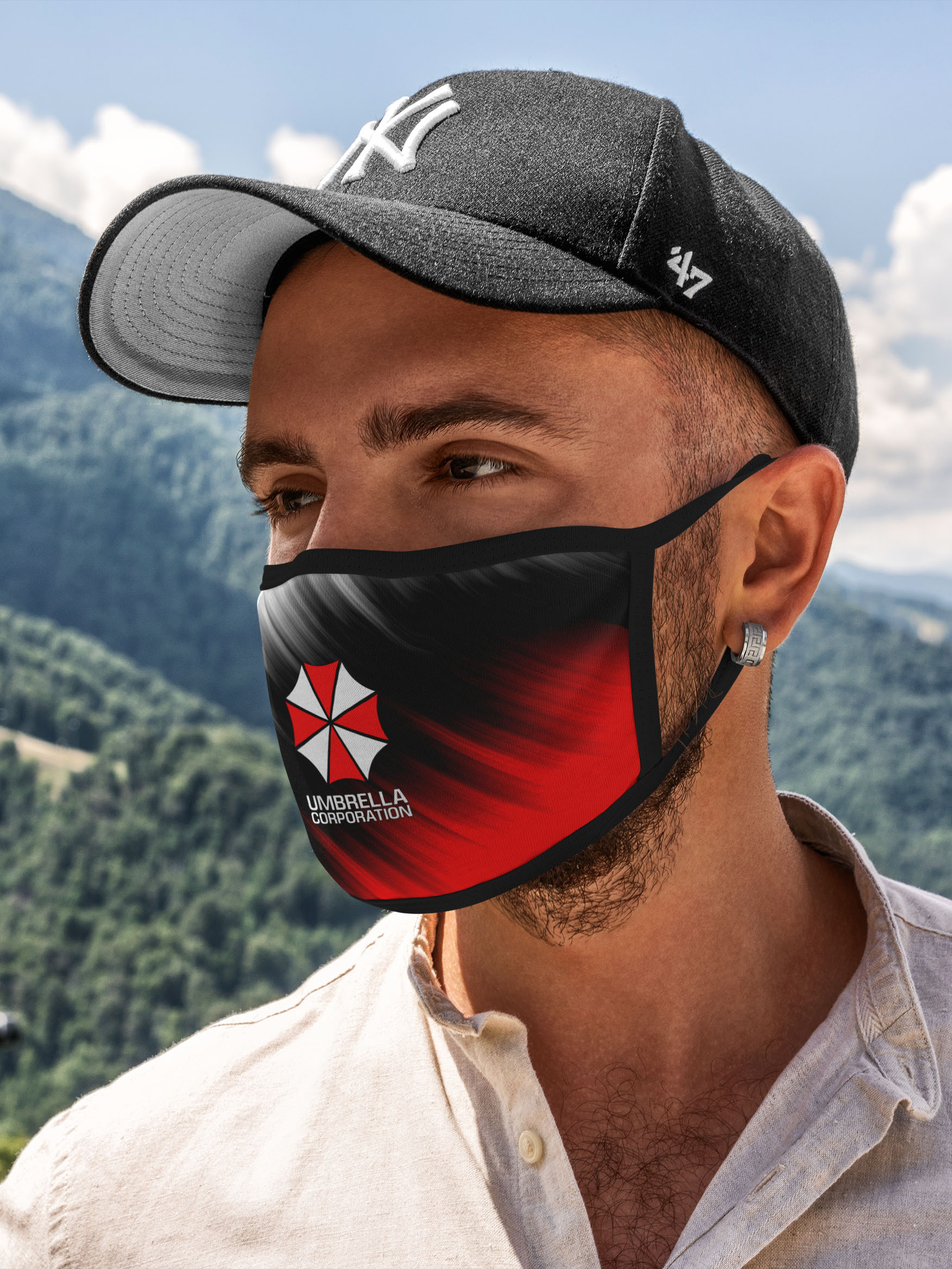 

Многоразовая маска унисекс Burnettie Resident Evil Umbrella Corp, Разноцветный, Resident Evil Umbrella Corp