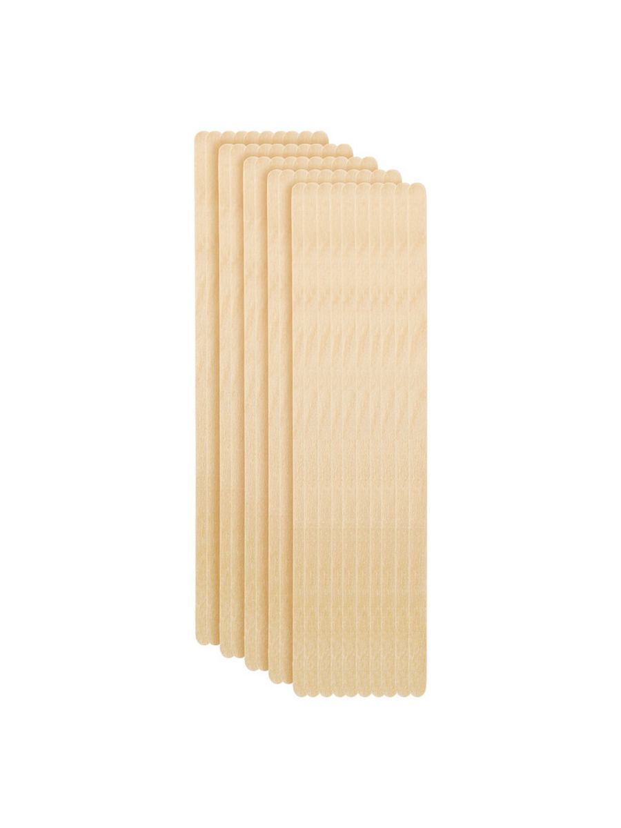 Деревянный шпатель для депиляции LiLu узкие 140х6х1.8мм 50 шт.