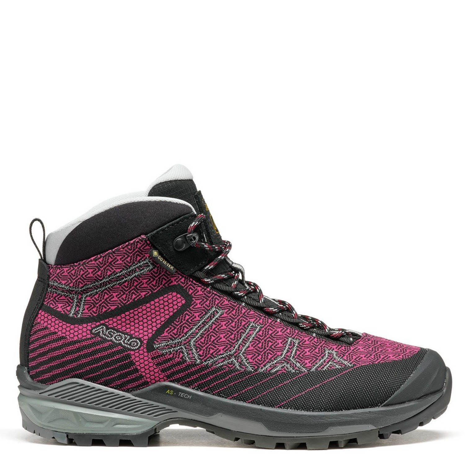 

Ботинки Asolo Falcon Evo Jacquard Gv Ml Black/Magenta (Uk:5,5) 2024-25, Розовый, Falcon Evo Jacquard Gv Ml