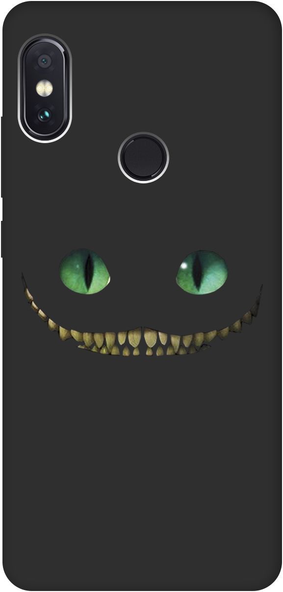 

Чехол на Xiaomi Redmi Note 5 "Cheshire Cat" черный, Черный;зеленый, 2637