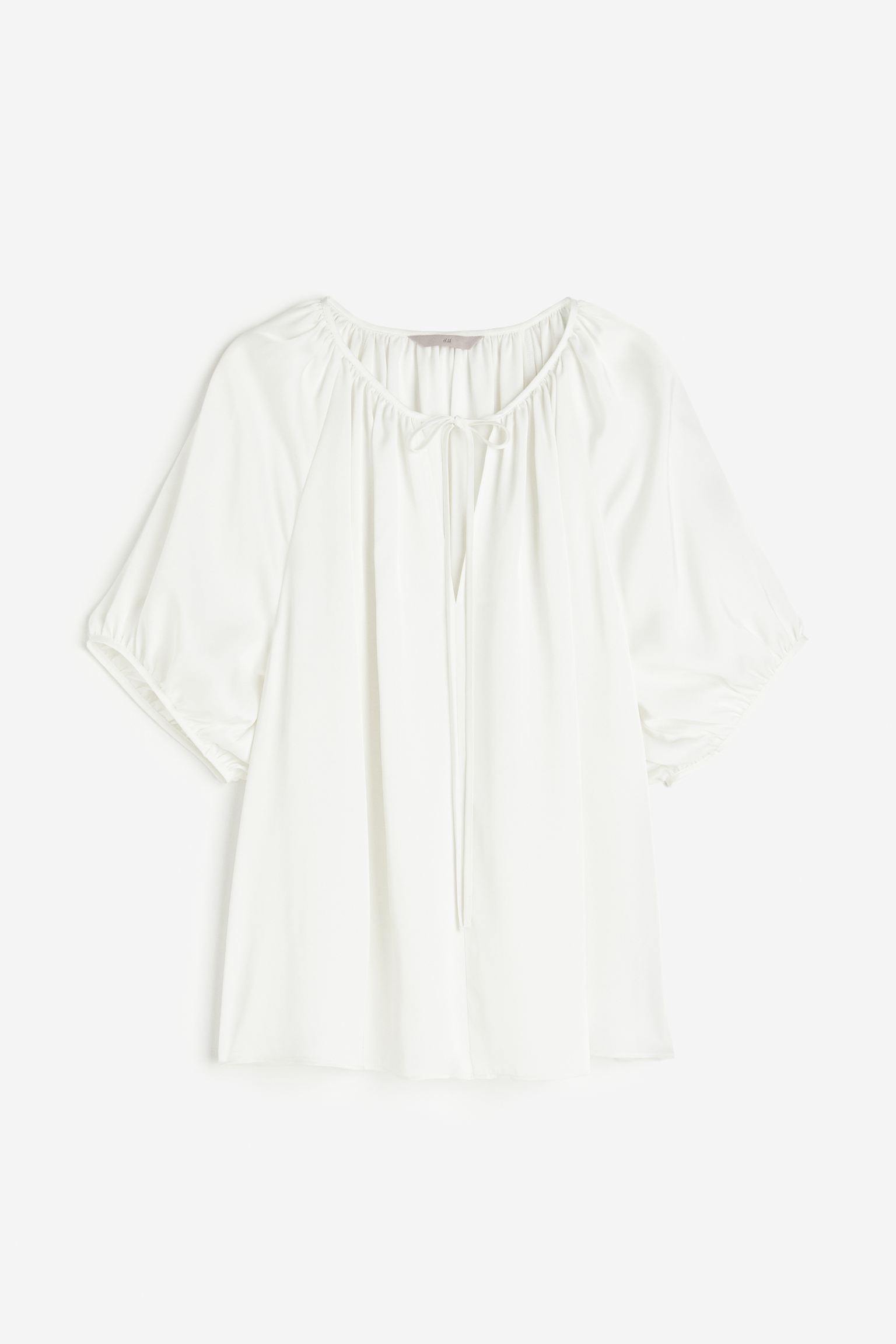 Блуза женская H&M 1144784009 белая S (доставка из-за рубежа)