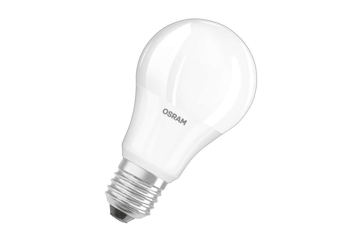 Лампочка светодиодная Osram Е27 10.5 вт 4000К 220V 1000Лм груша матовая 600013039410