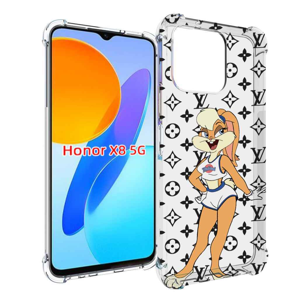 

Чехол MyPads красивый-принт-на-чехол женский для Honor X8 5G, Прозрачный, Tocco