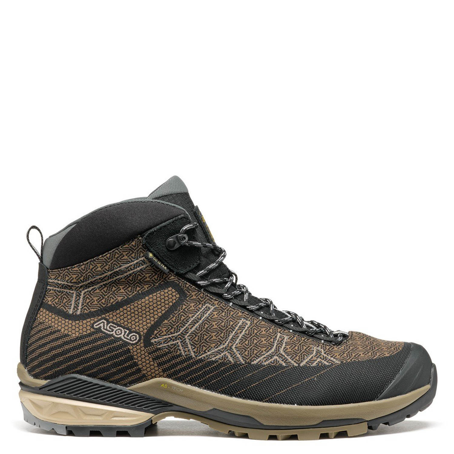 

Ботинки Asolo Falcon Evo Jacquard Gv Mm Black/Coyote (Uk:12,5) 2024-25, Коричневый, Falcon Evo Jacquard Gv Mm