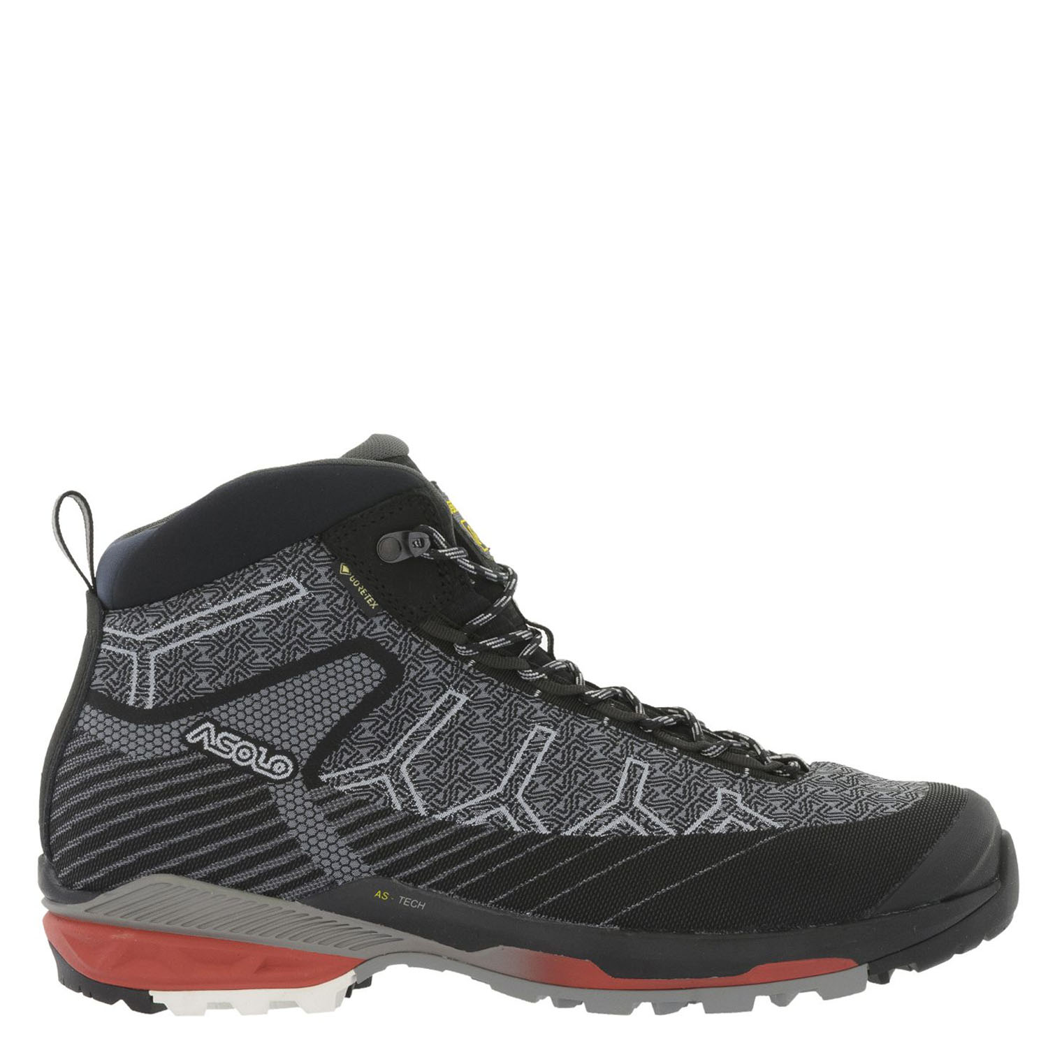 

Ботинки Asolo Falcon Evo Jacquard Gv Mm Black/Red (Uk:12,5) 2024-25, Серый, Falcon Evo Jacquard Gv Mm