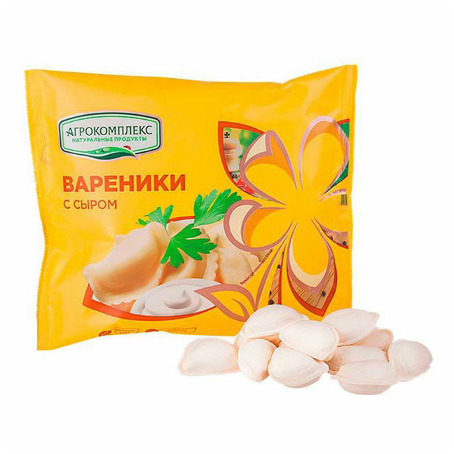 

Вареники Агрокомплекс с сыром замороженные 450 г