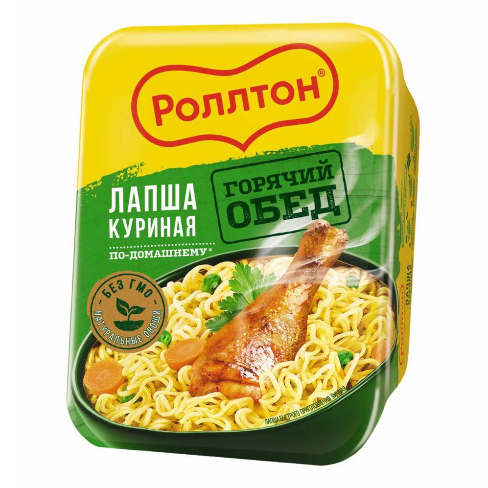 Лапша Роллтон по-домашнему с курицей быстрого приготовления 90 г