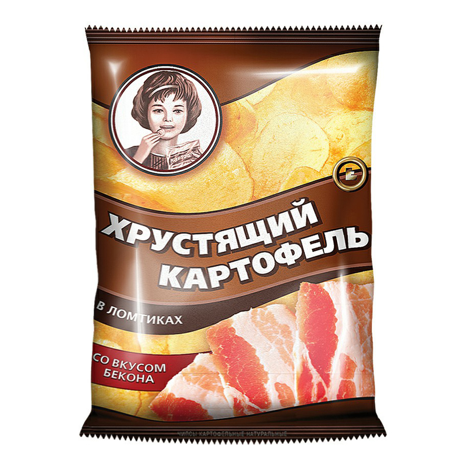 Чипсы картофельные Хрустящий картофель бекон 70 г 95₽