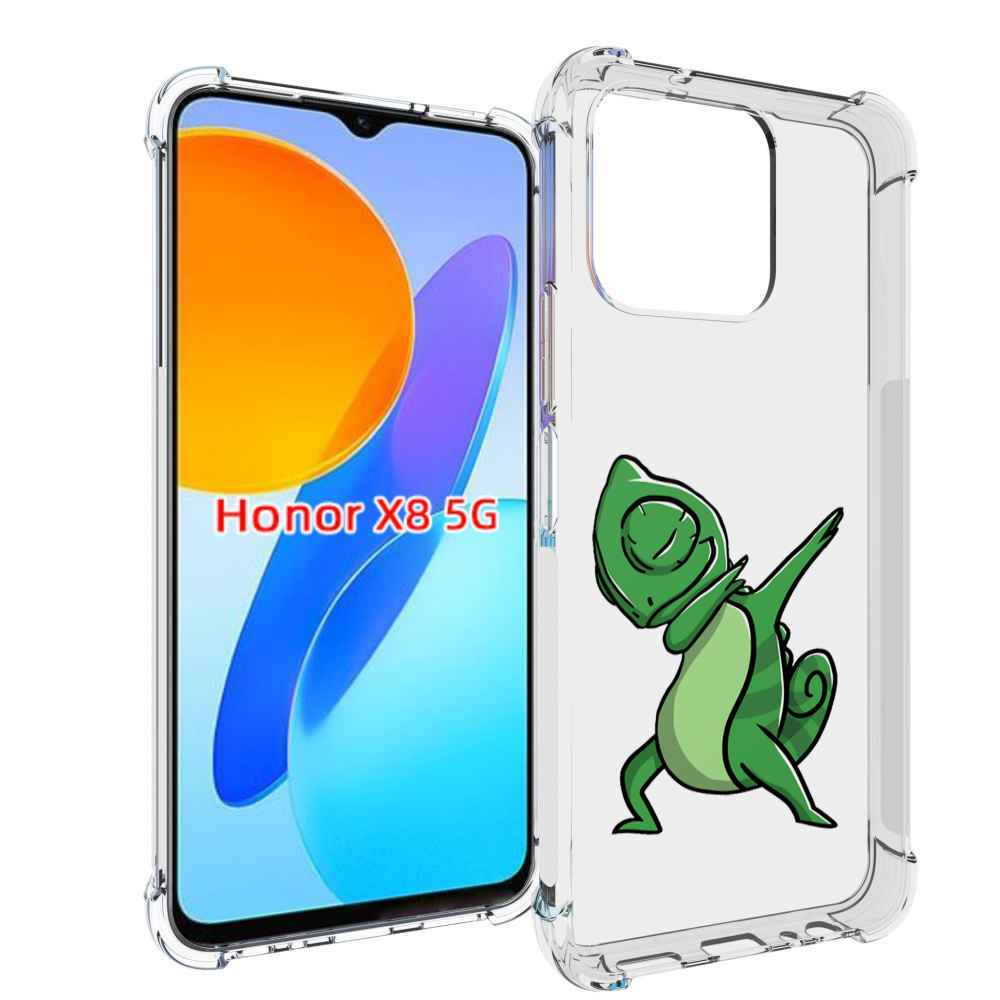 

Чехол MyPads крутой-хамелеон для Honor X8 5G, Прозрачный, Tocco