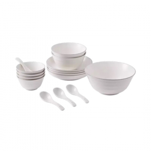 

Набор керамической посуды Xiaomi YanSe Set of Ceramic Dishes White 15 приборов, Белый