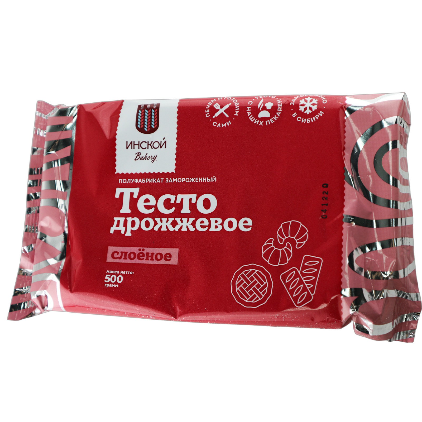 

Тесто Инской слоеное дрожжевое 500 г