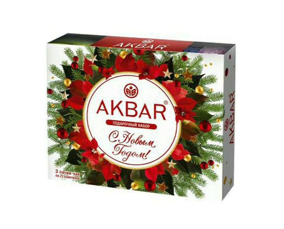 

Чай черный Akbar Новогодний, 75 пак