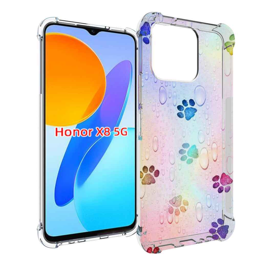 

Чехол MyPads лапки для Honor X8 5G, Прозрачный, Tocco
