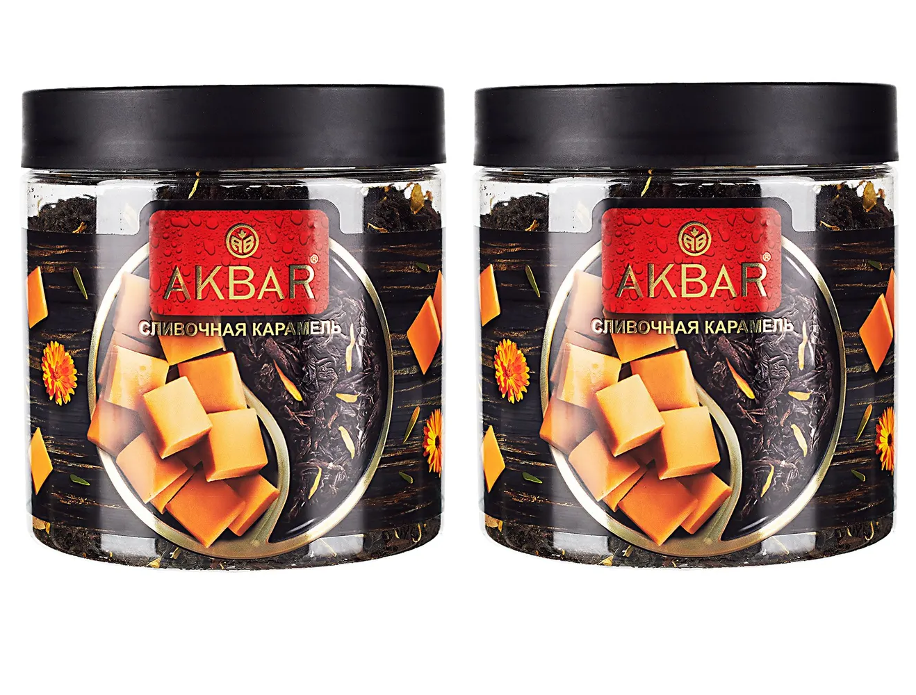 

Чай черный Akbar Сливочная карамель 100 г, 2 шт