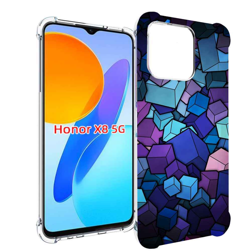 

Чехол MyPads лепестки для Honor X8 5G, Прозрачный, Tocco