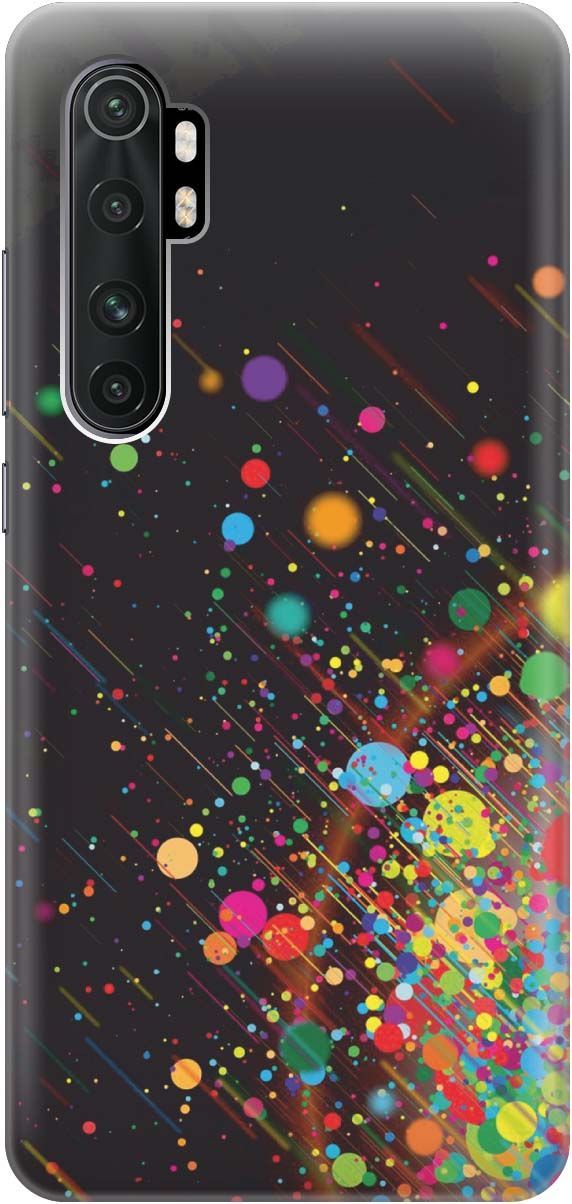 

Чехол на Xiaomi Mi Note 10 Lite "Яркое настроение", Зеленый;красный, 433