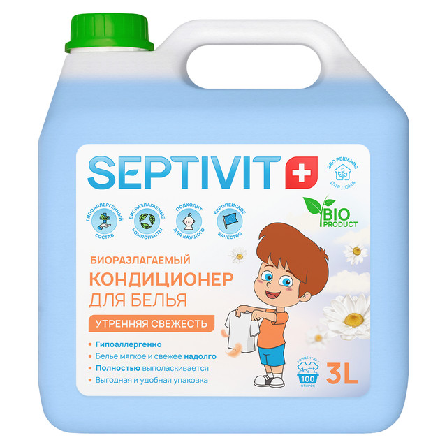 фото Кондиционер утренняя свежесть septivit premium 3л