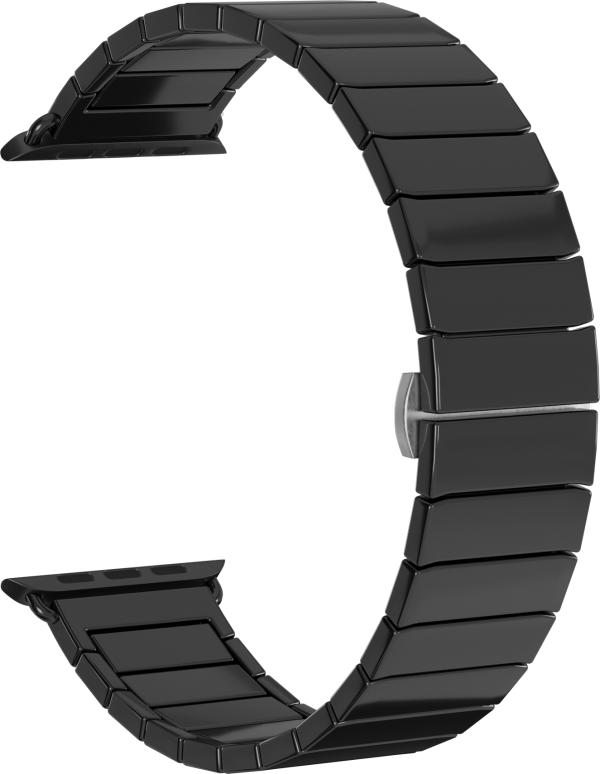 

Ремешок керамический GSMIN Ceramic для Apple Watch Series 2 38/40 mm (Черный)