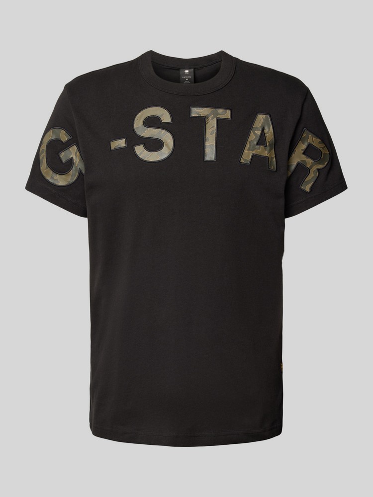 

Футболка мужская G-Star Raw D25533-C336 черная XL, Черный, D25533-C336