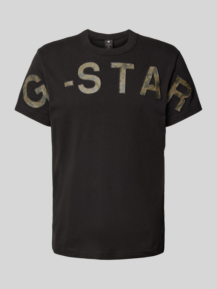 

Футболка мужская G-Star Raw D25533-C336 черная XXL, Черный, D25533-C336
