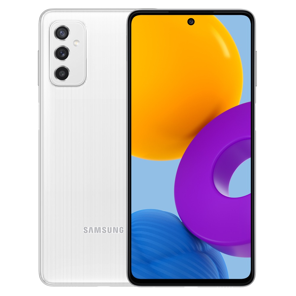 фото Смартфон samsung galaxy m52 128gb white (sm-m526b)