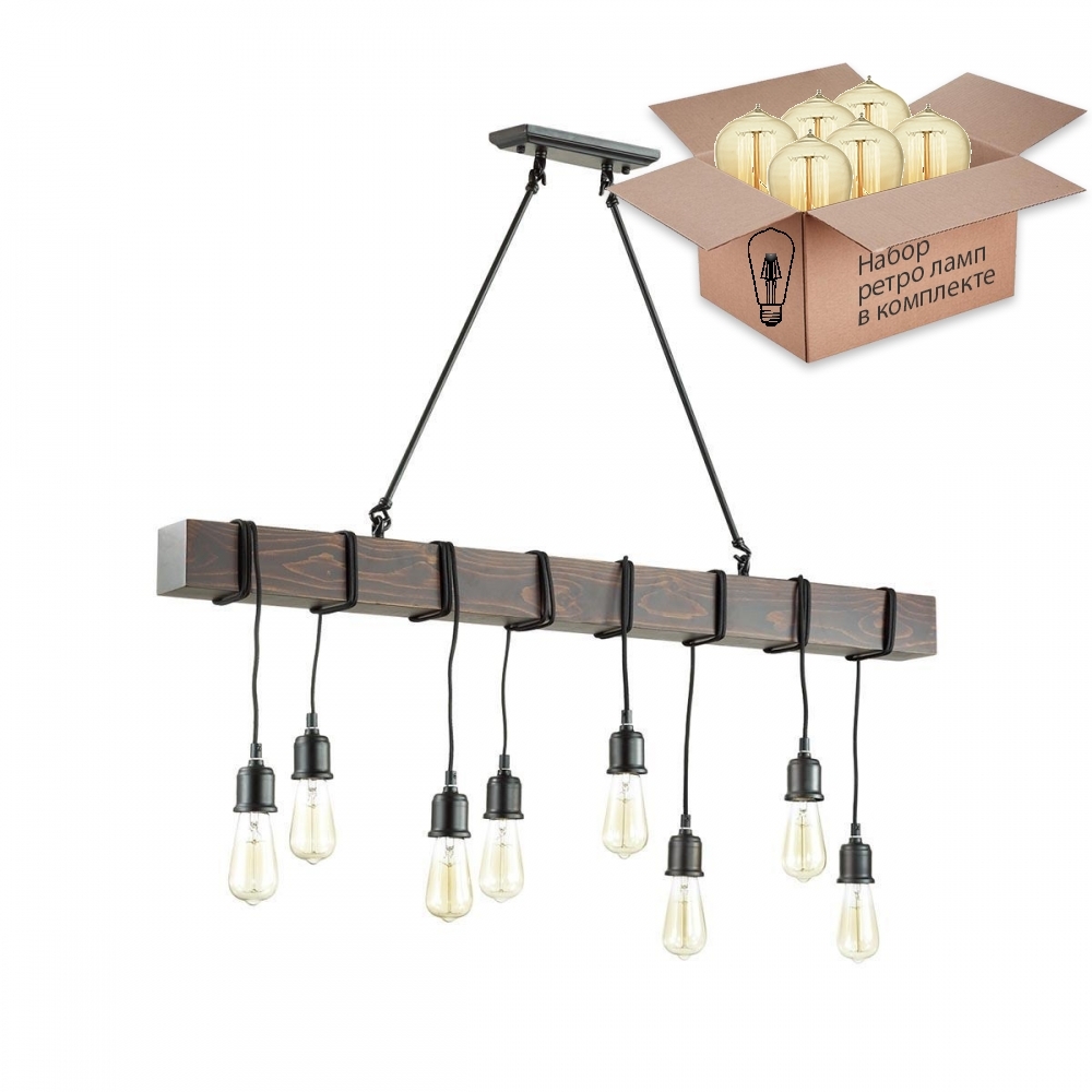

Подвесной светильник с ретро лампой Lumion Klaus 3740/8+Retro Lamps