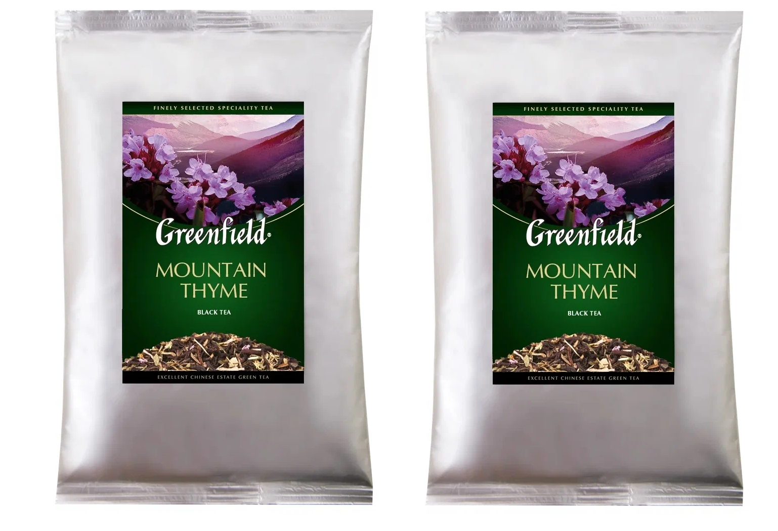 Чай черный Greenfield Face to Face Mountain Thyme, листовой, 250 г, 2 шт