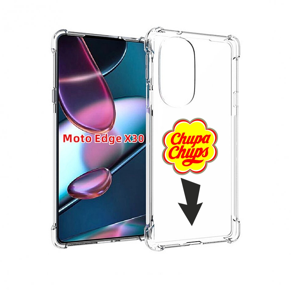 

Чехол MyPads чупа чупс для Motorola Moto Edge X30, Прозрачный, Tocco