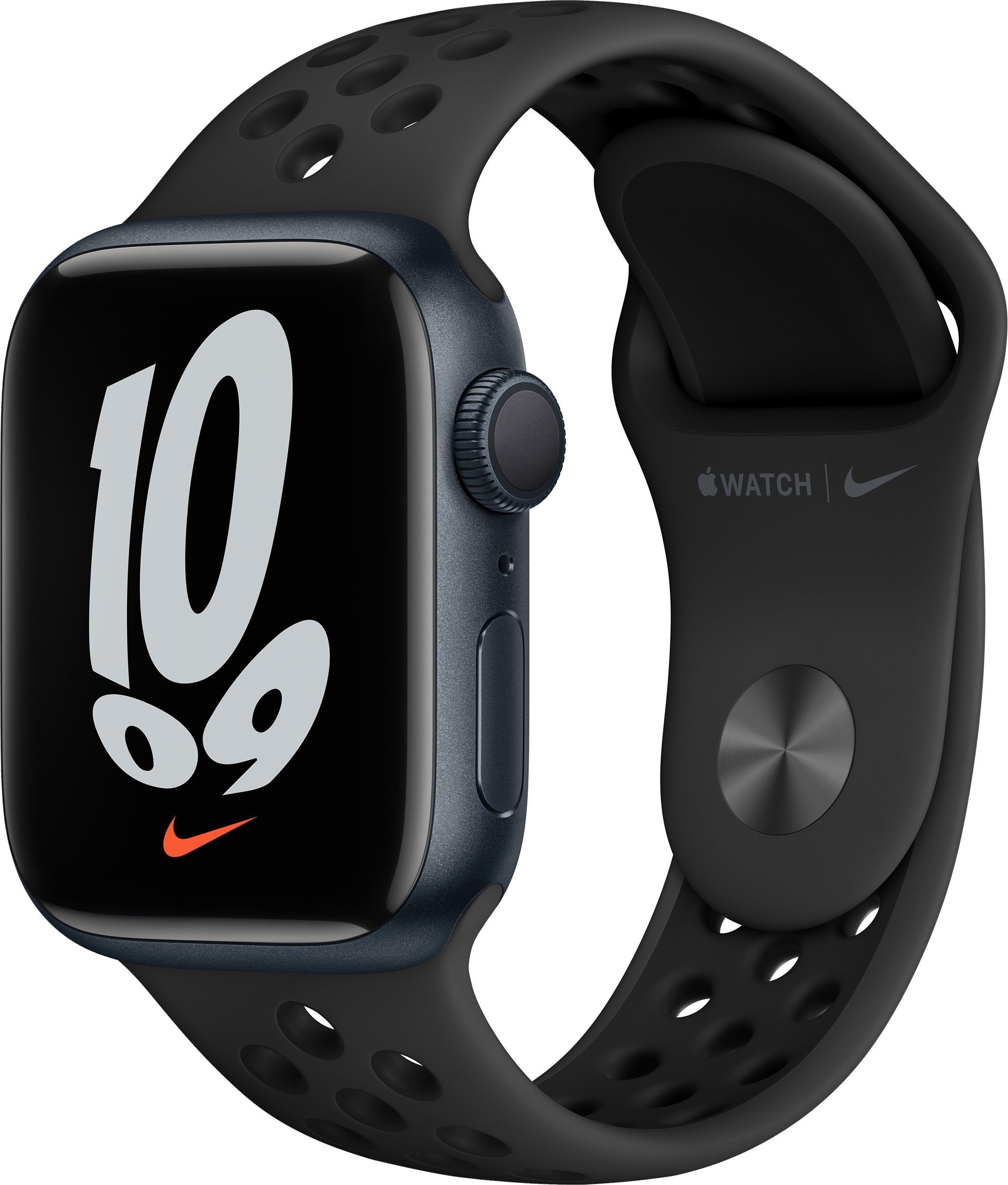 

Смарт-часы Apple Watch Series 7 Nike 41mm (3J560RU/A), Watch Nike Series 7 41mm Midnight Aluminium Case Demo