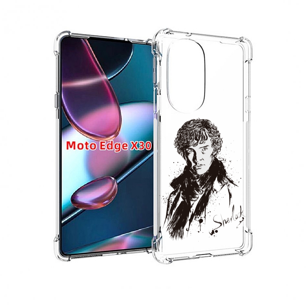 

Чехол MyPads шерлок холмс портрет для Motorola Moto Edge X30, Прозрачный, Tocco