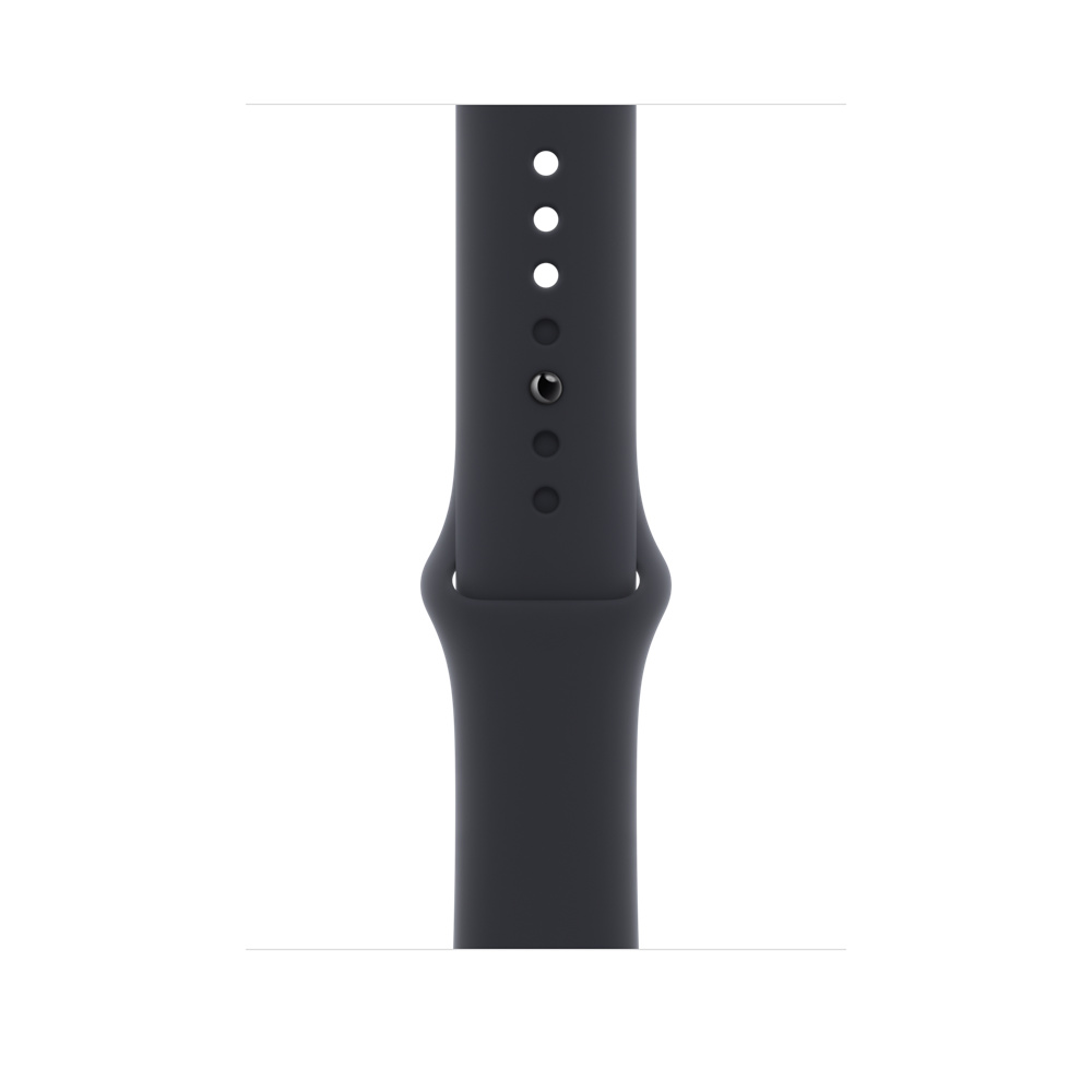 

Ремешок Apple для Apple watch series 7 45 mm черный (3J606ZM/A), 45mm Midnight Sport Band (Demo)