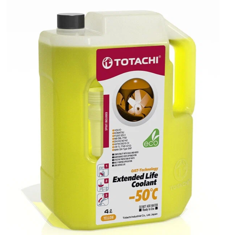 

Антифриз TOTACHI 43804 Yellow
